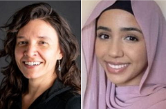 Jessica Toth and Isheah Al-Sumairi - iSchool Students