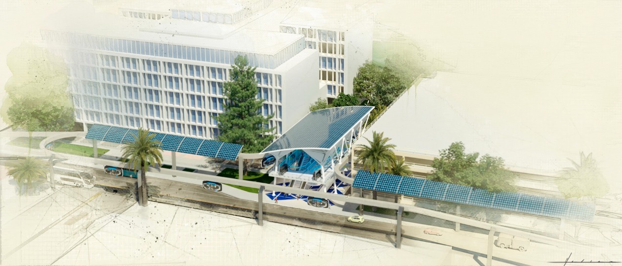 Rendering of Station 1